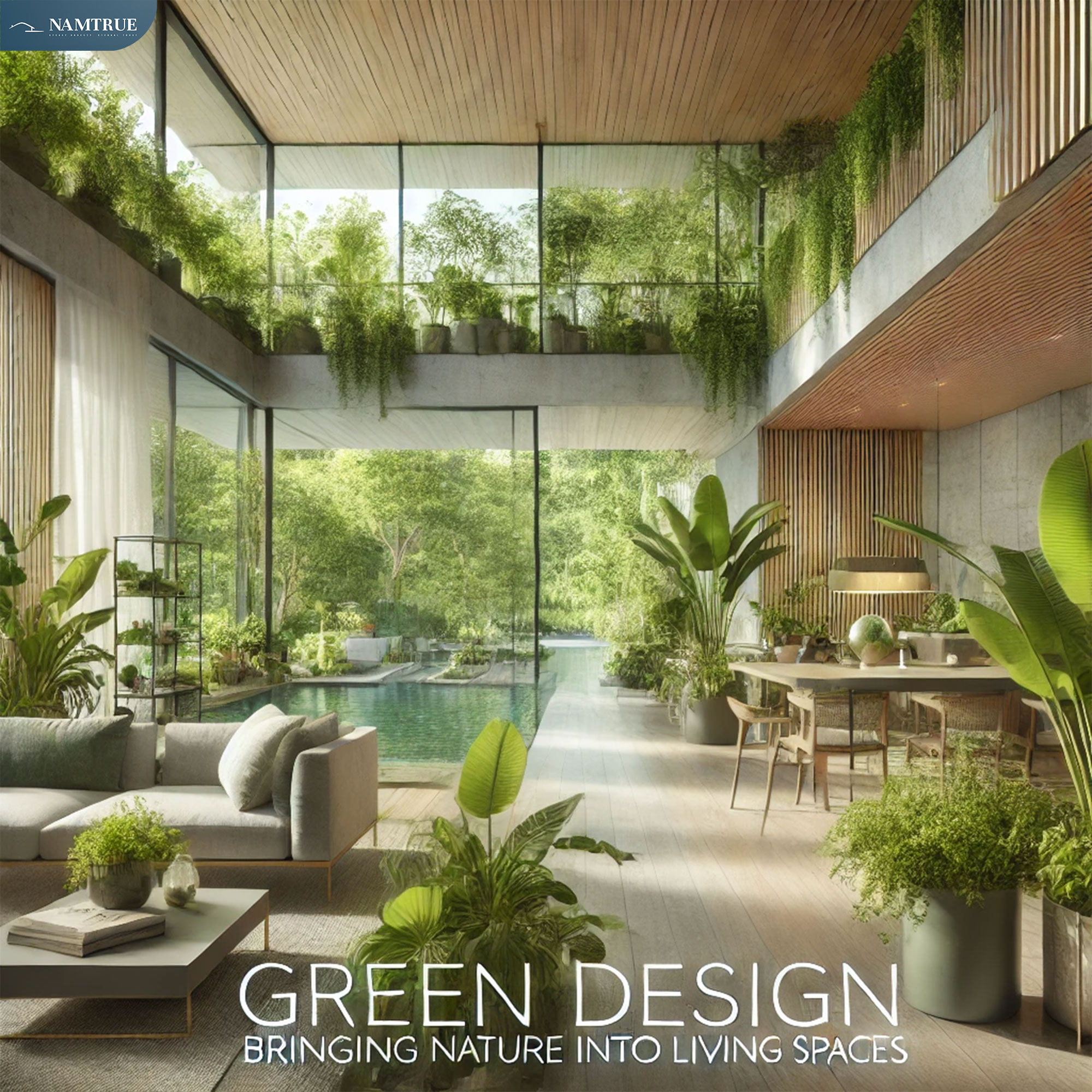 Thiết kế Không gian sống hiện đại theo nguyên tắc Biophilic cho tuổi trên 30