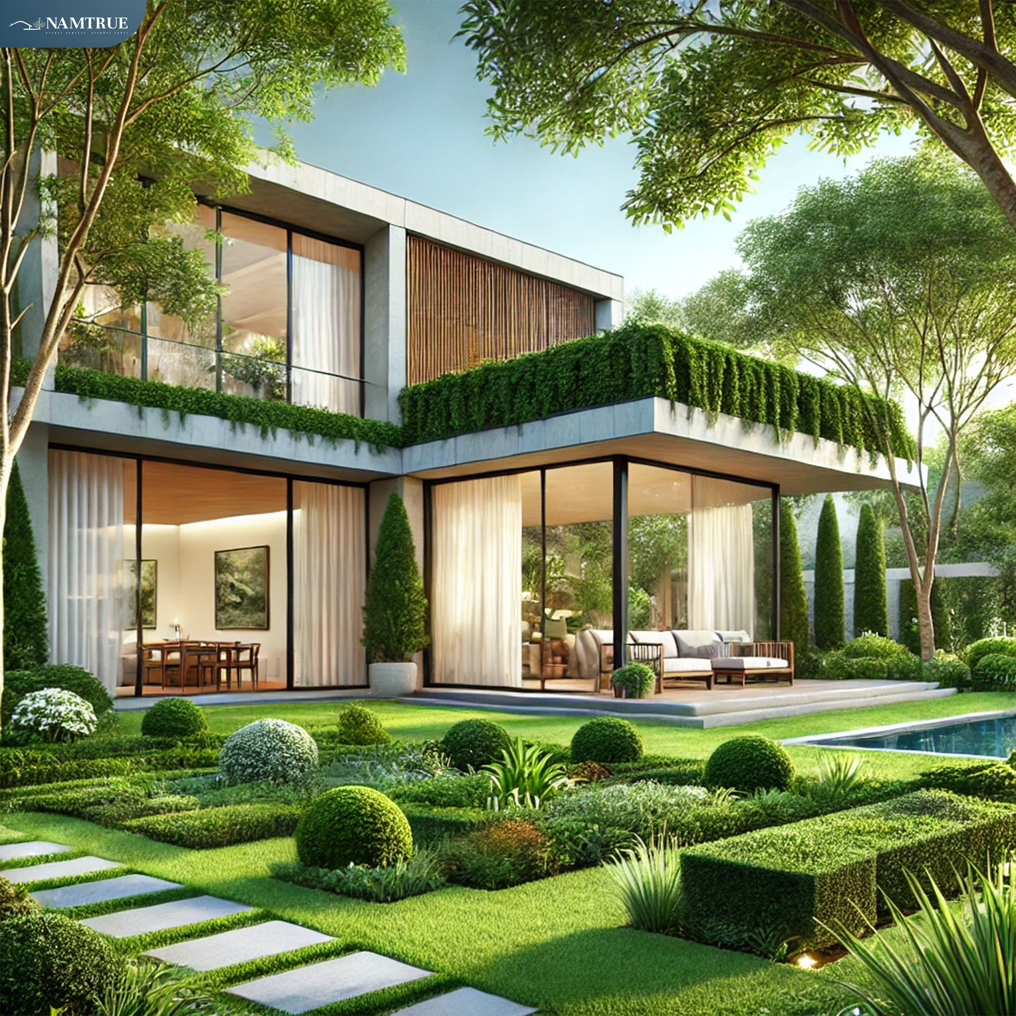 Thiết kế nhà vườn: tạo dụng không gian sống xanh