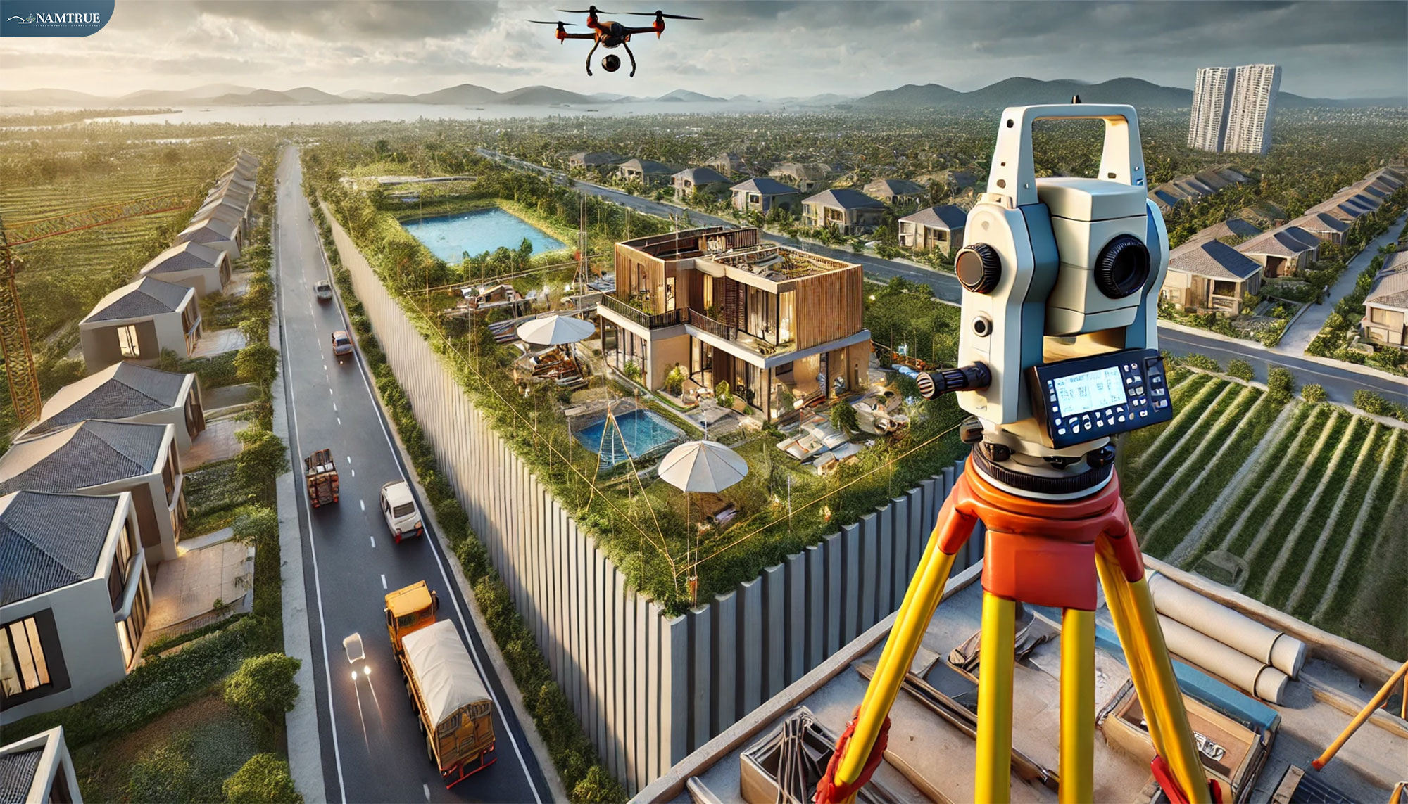 Đo đạc diện tích chính xác