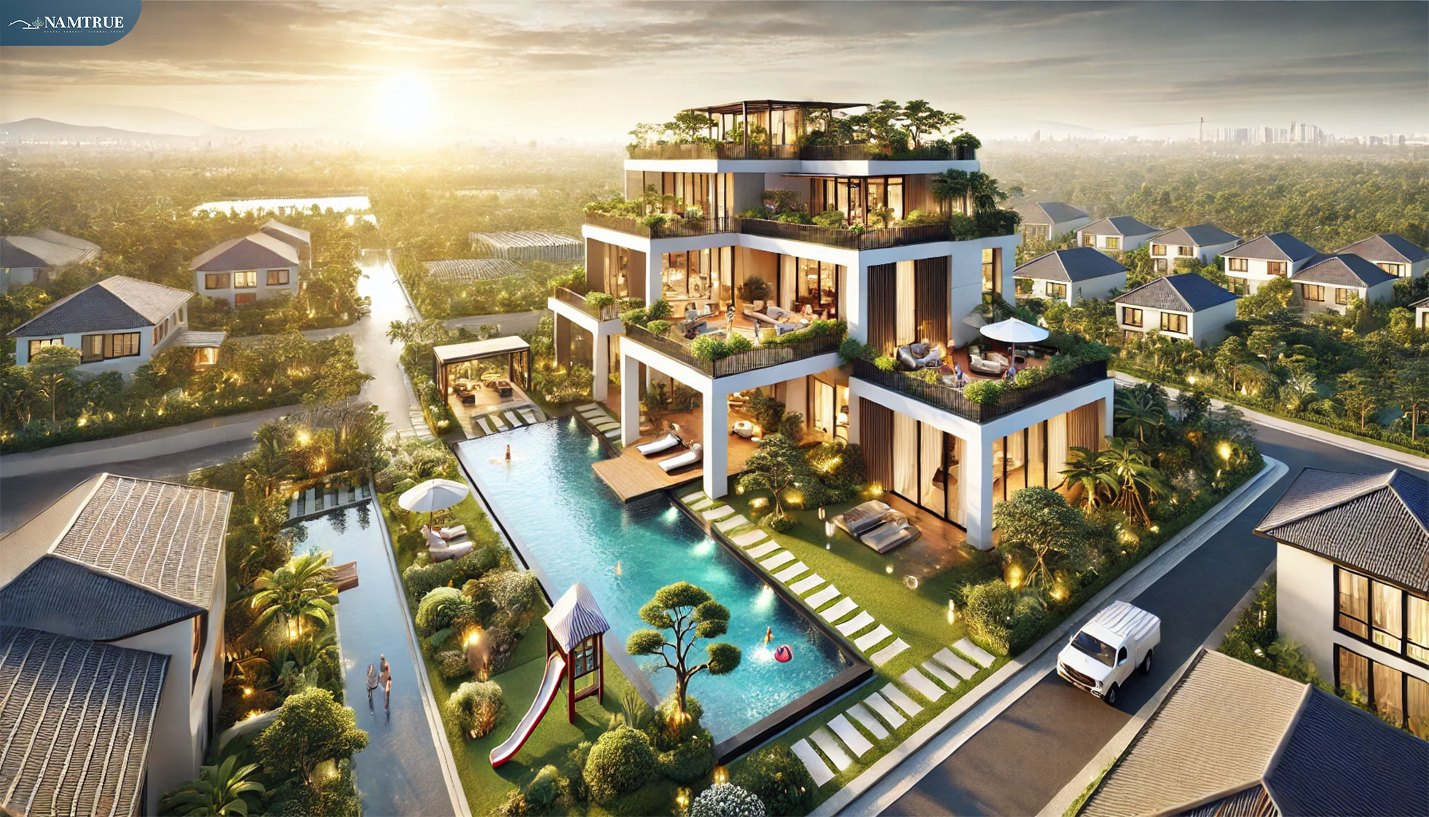 Phân chia khu vực chức năng
