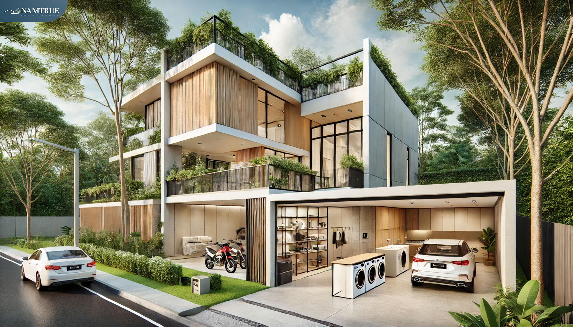 Thiết kế các khu vực phụ trợ