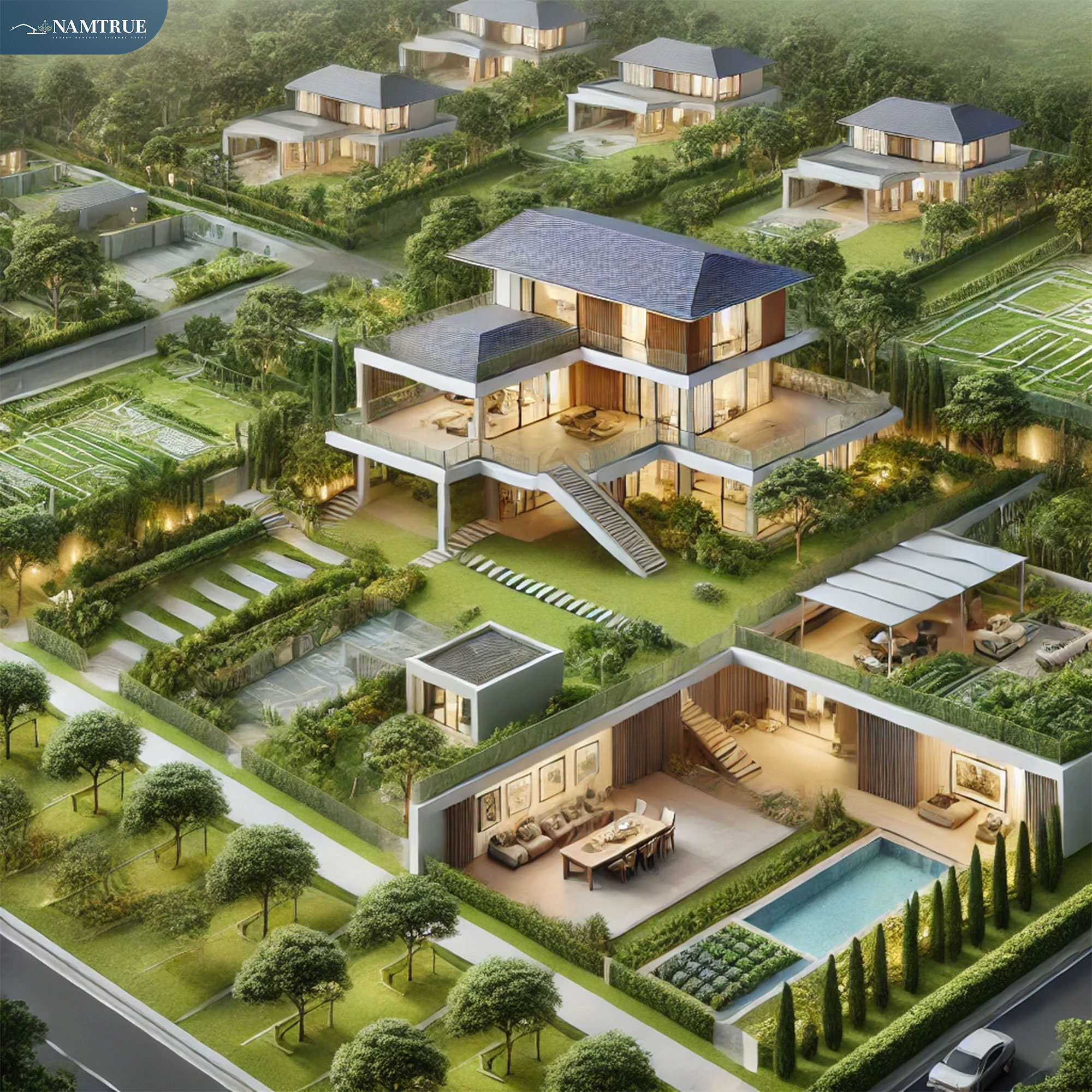 Vị trí từng khu vực