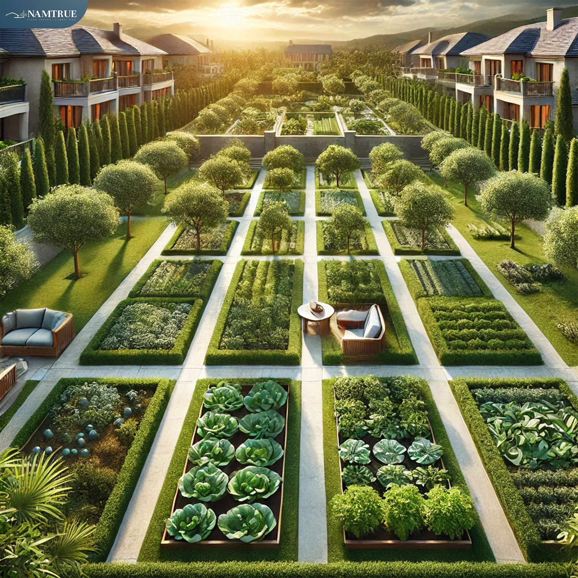 Xác định Khu vực Trồng Rau và Cây ăn Quả