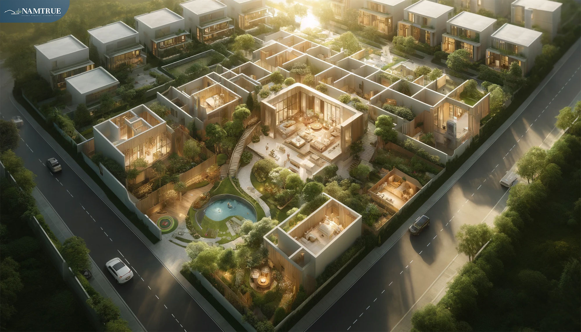 Xác định vị trí cho từng khu vực đảm bảo sự hợp lý về công năng và tính kết nối
